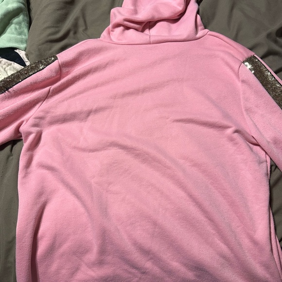 PINK Victoria's Secret Pink Hoodie with Sequin Accents - Picture 4 of 4